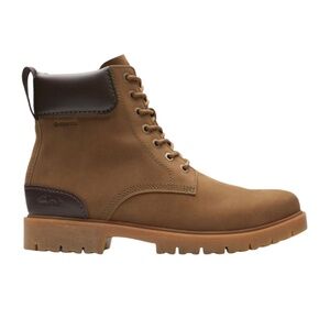 Mens Clarks Rossdale High Gore Tex Boots. Dark Sand  26173499
